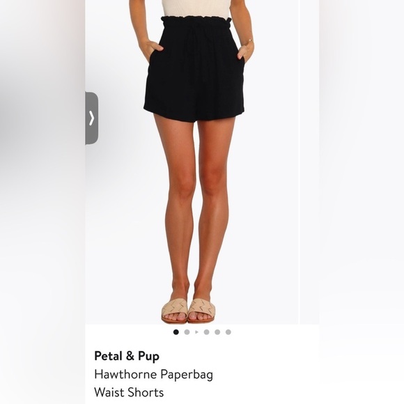 Petal & Pup Pants - Women’s black shorts, Petal & Pup, size 12